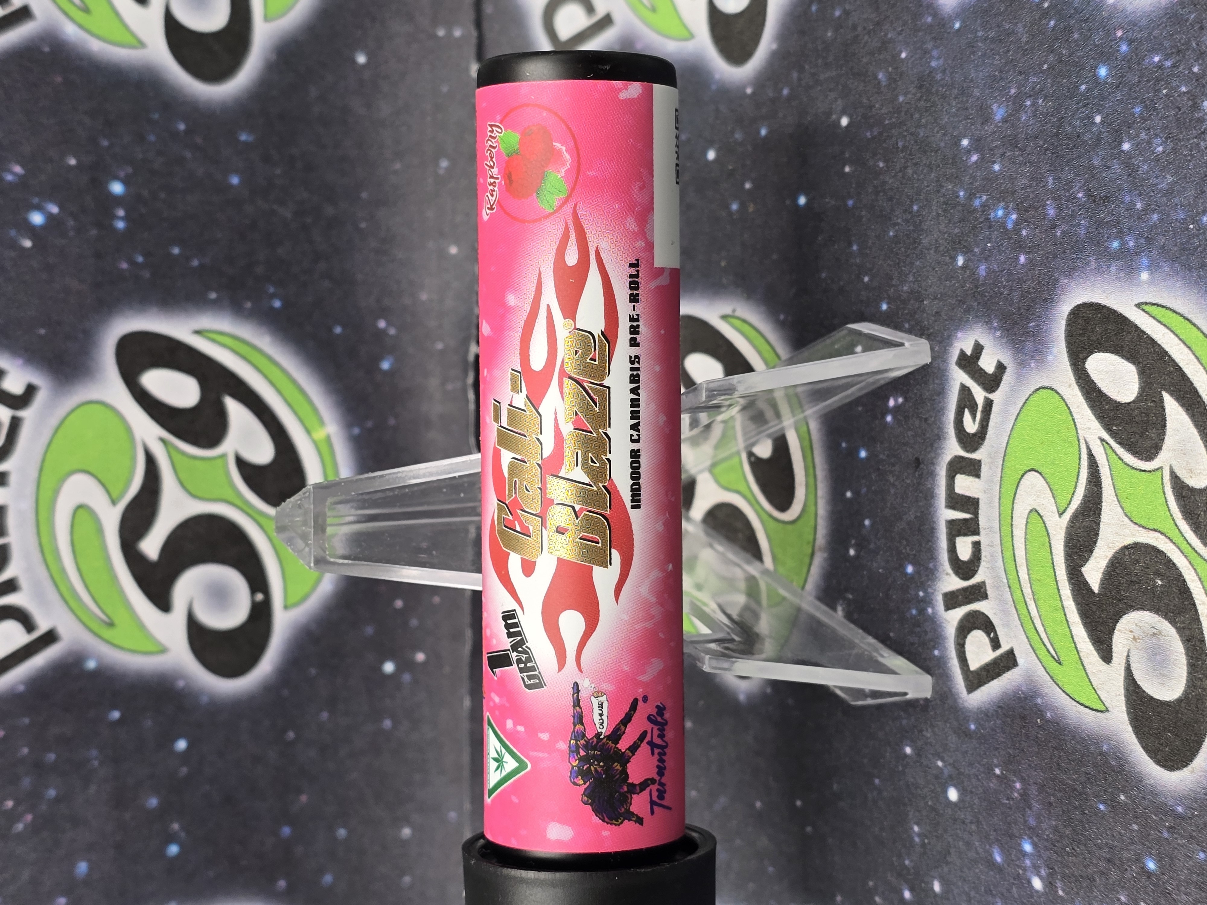 Photograph of product: Cali Blaze | Raspberry | 1g Infused Preroll Tarantula