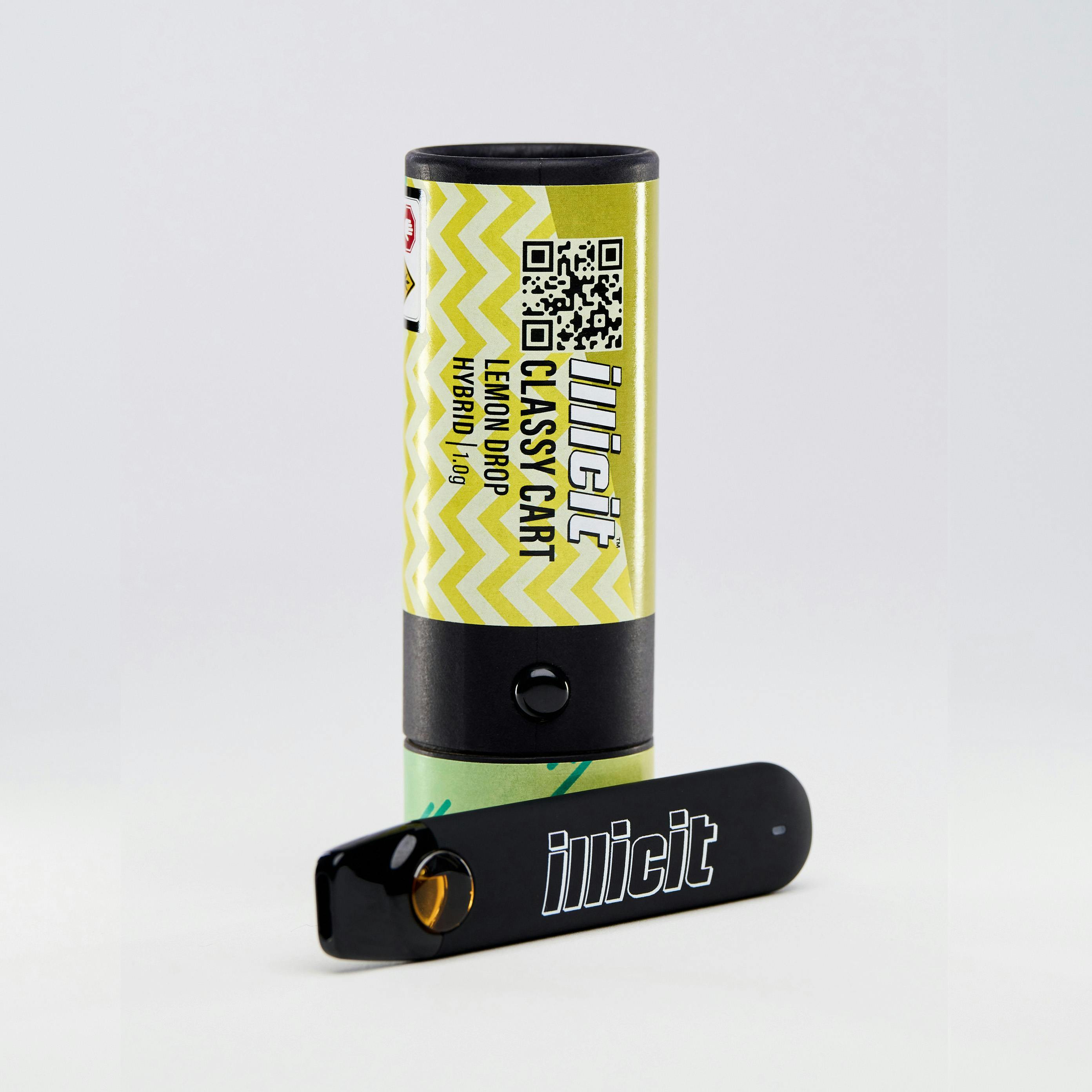 Photograph of product: Illicit- Lemon Drop (H)- All In One Vape