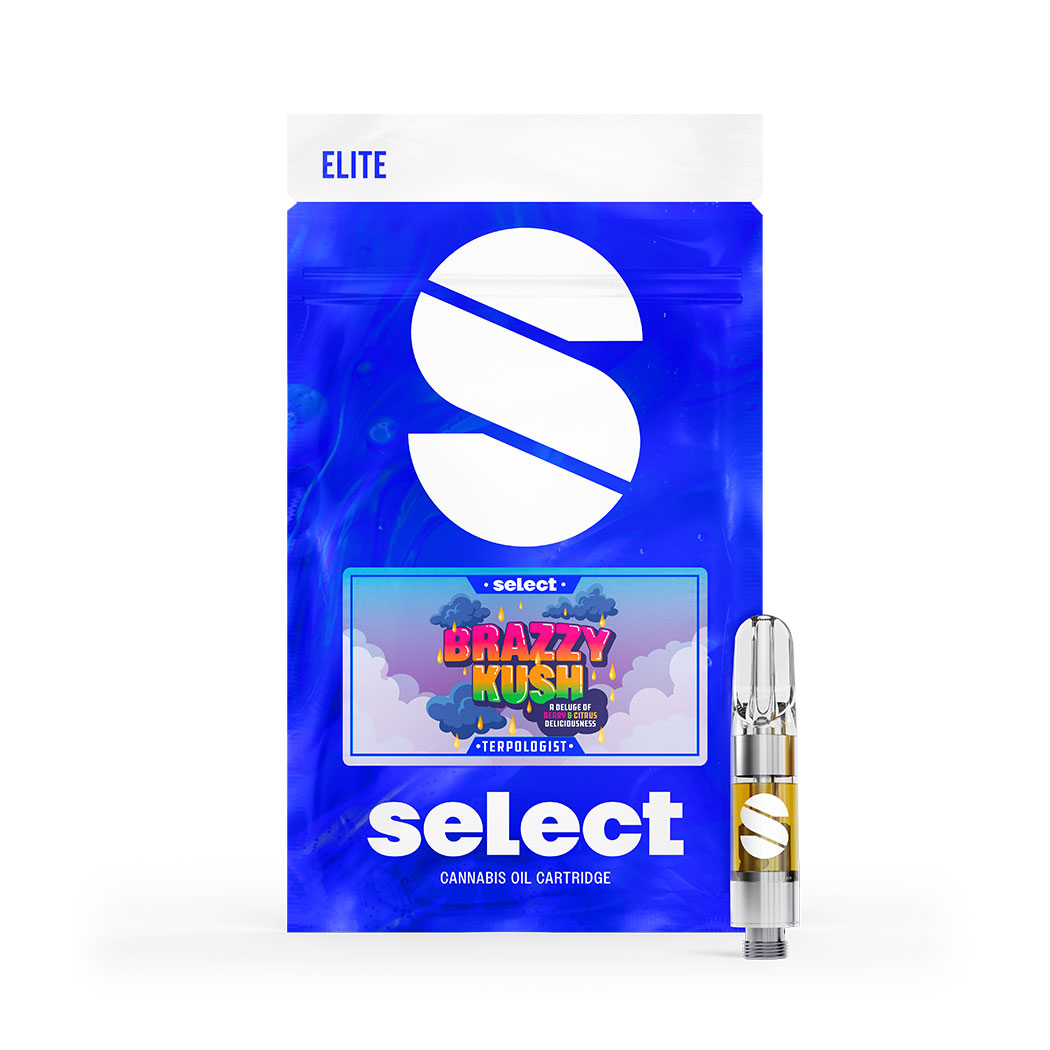Photograph of product: Elite Brazzy Kush Cartridge 1g