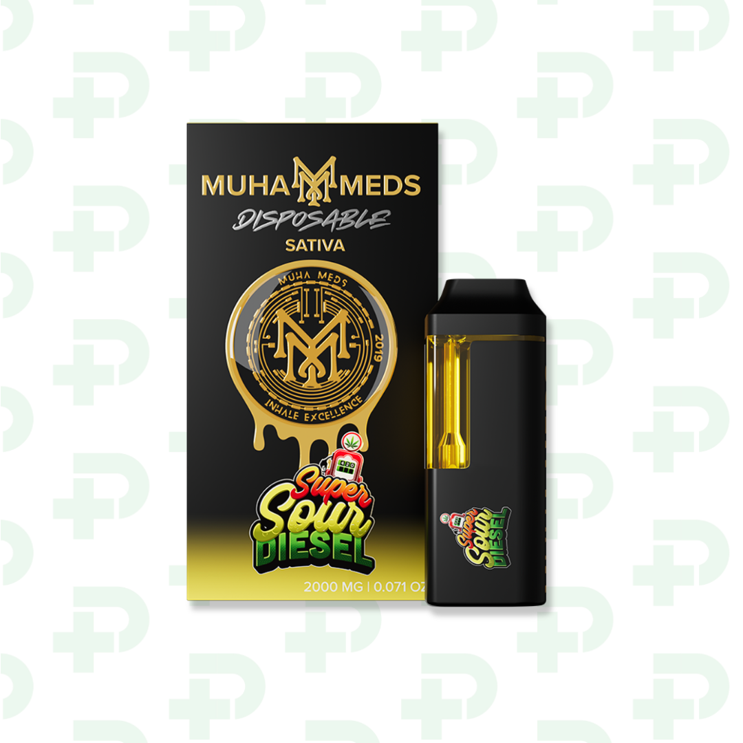 Photograph of product: MuhaMeds Disposable - Super Sour Diesel