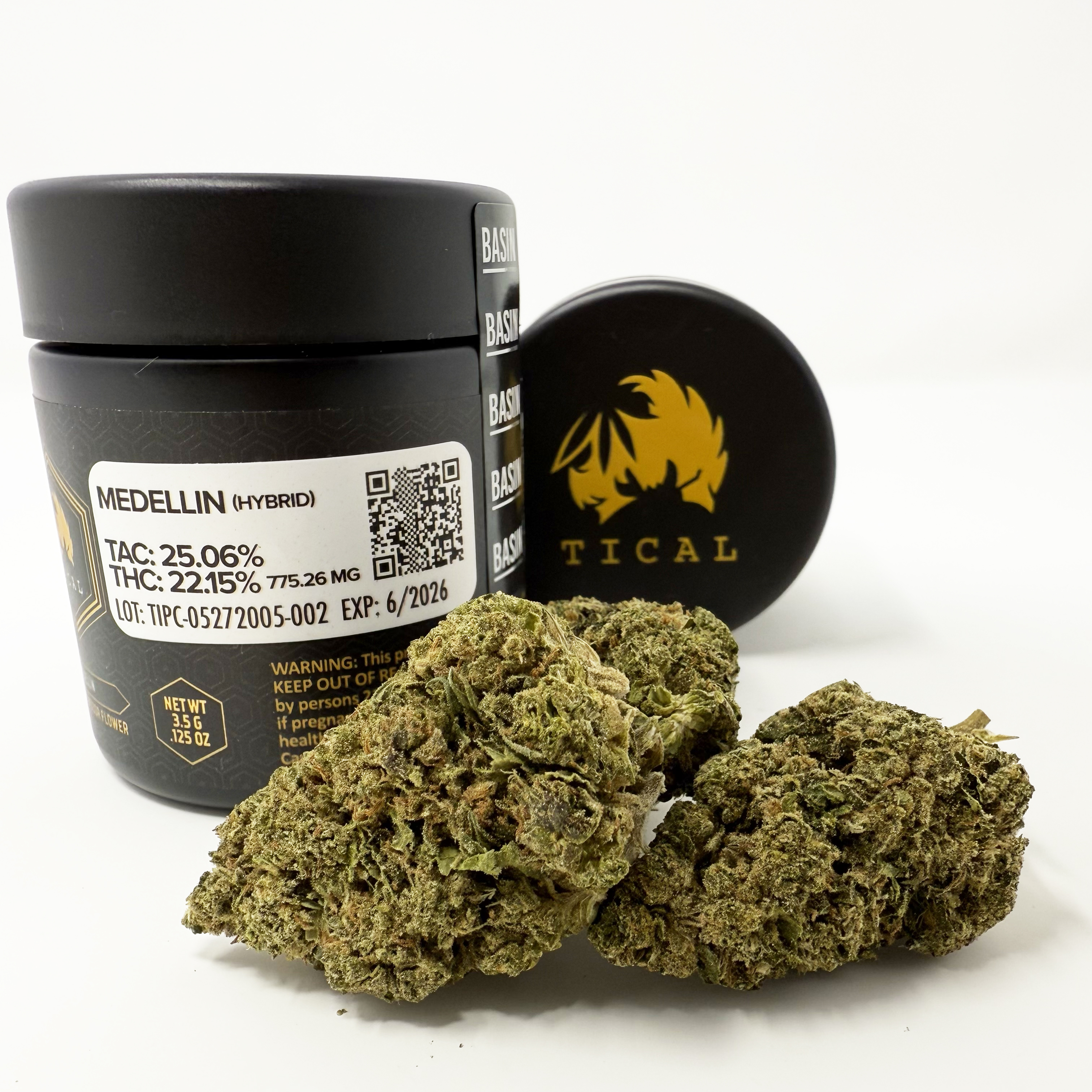 Photograph of product: TICAL | Medellin | 3.5g (Indoor)