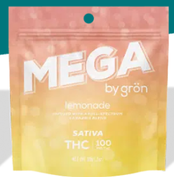 Photograph of product: Gron | Mega Pearl | Lemonade | 100mg TH-oui | Oui'd