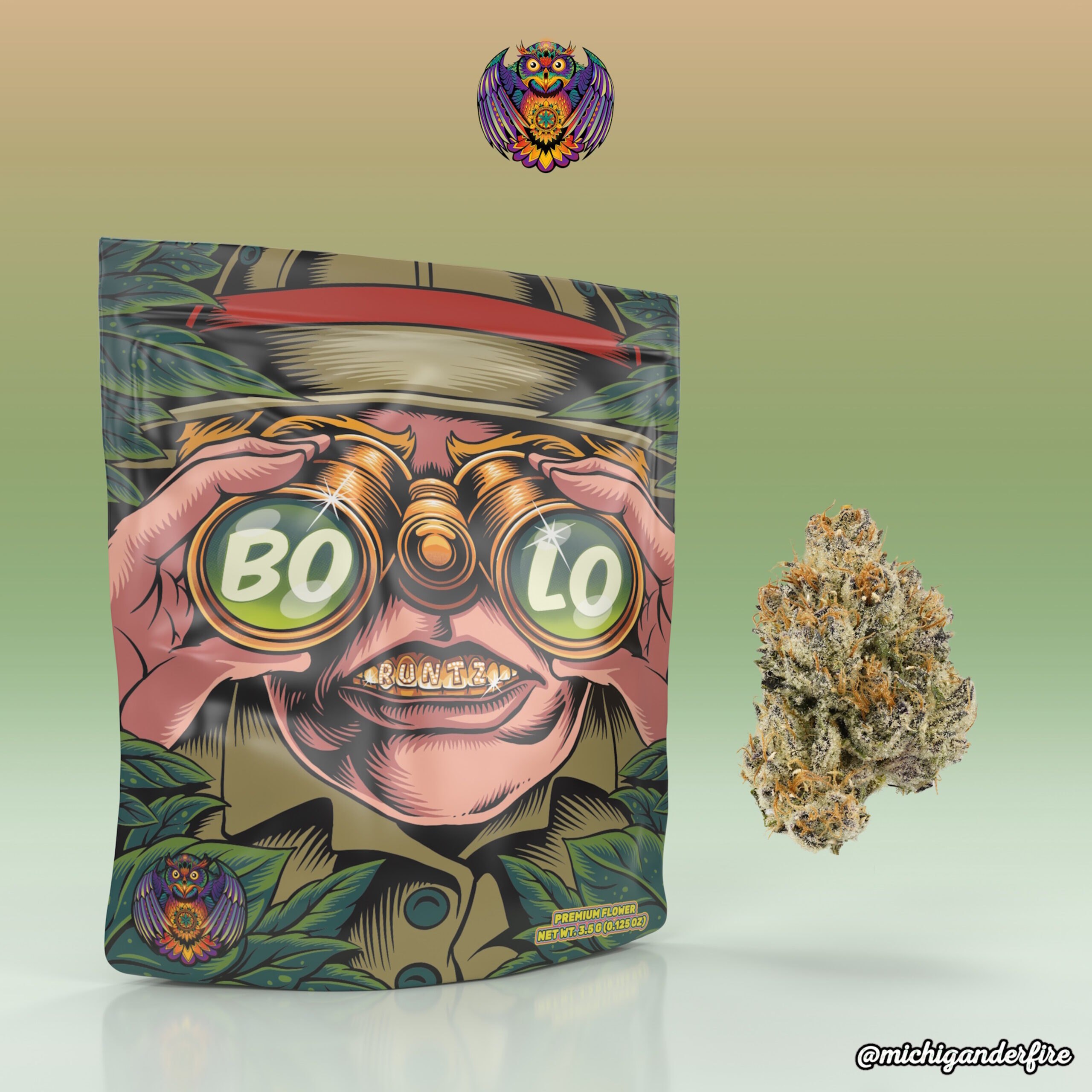 Photograph of product: Michigander Fire | Bolo Runtz - 3.5g