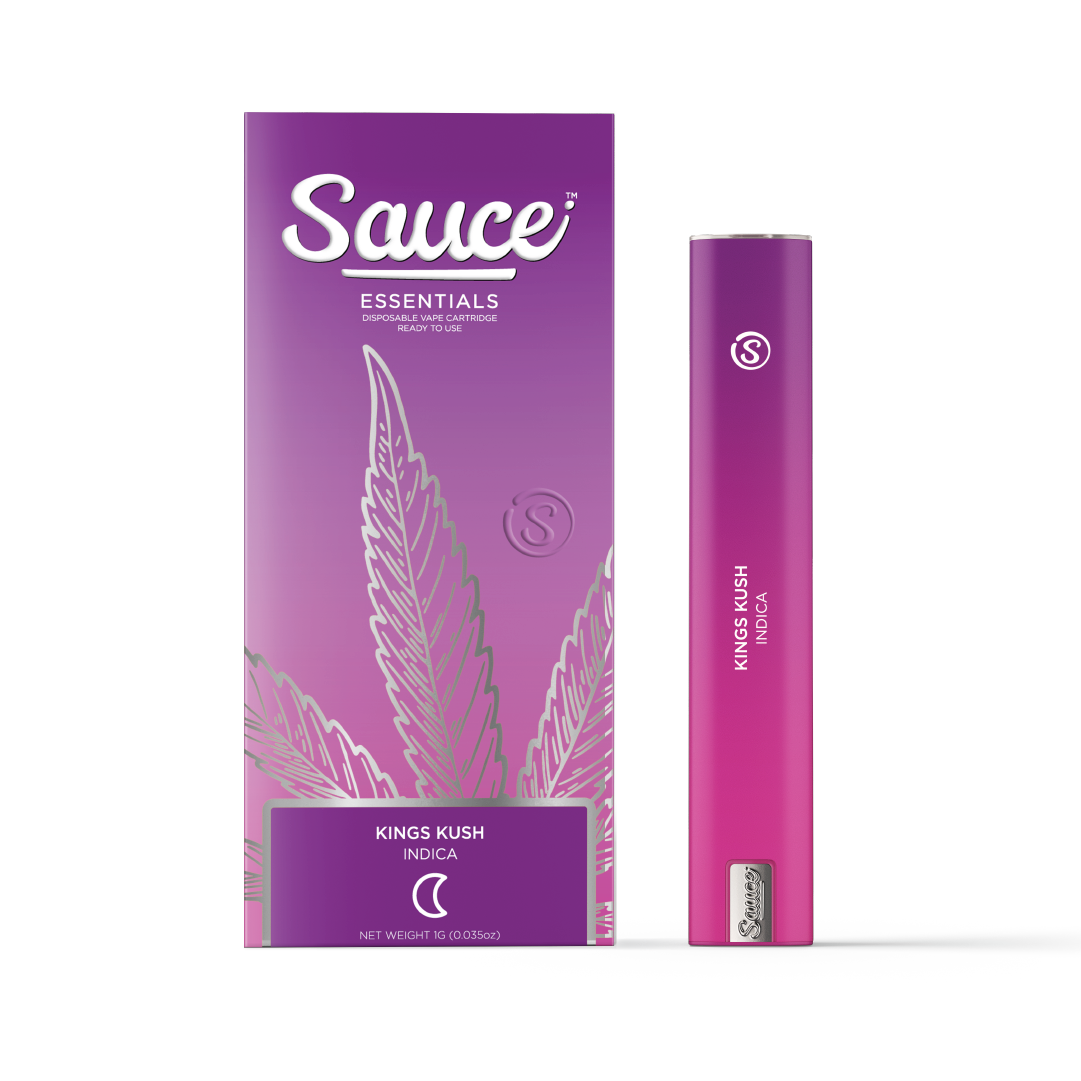 Photograph of product: SAUCE BARS - DISPOSABLE LIVE RESIN - 1.25G - Oui'd - KINGS KUSH