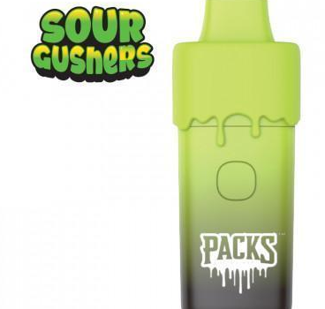 Photograph of product: Pack Pods - Sour Gushers All-In-One Live Resin Disposable