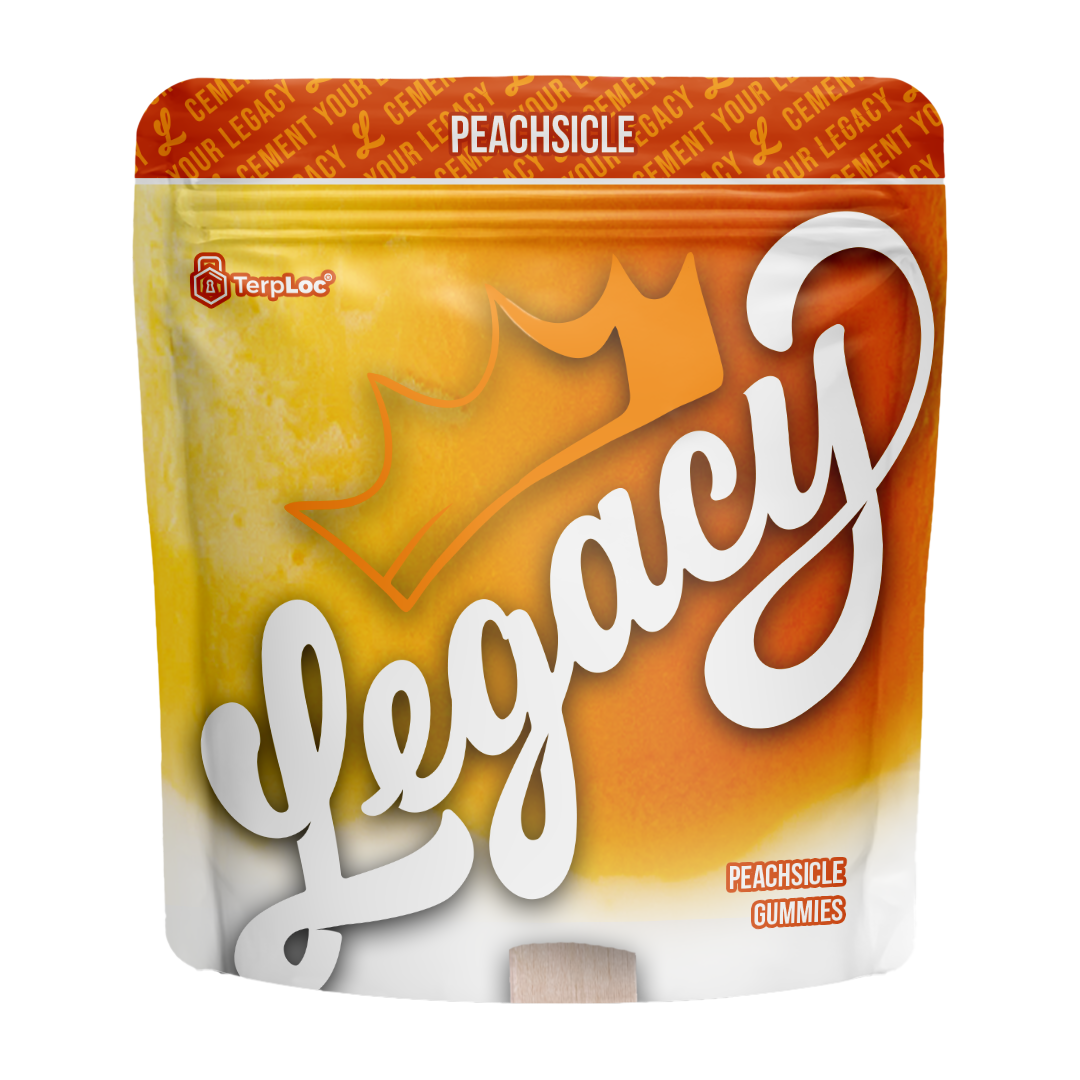 Photograph of product: PEACHSICLE GUMMIES | 10PK | 100MG