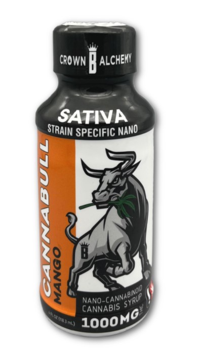 Photograph of product: Nano Syrup | Mango | Happy Hiker | 1,000mg