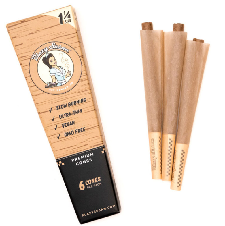 Photograph of product: Blazy Susan - 1 1/4  Cones - Unbleached (6pk)