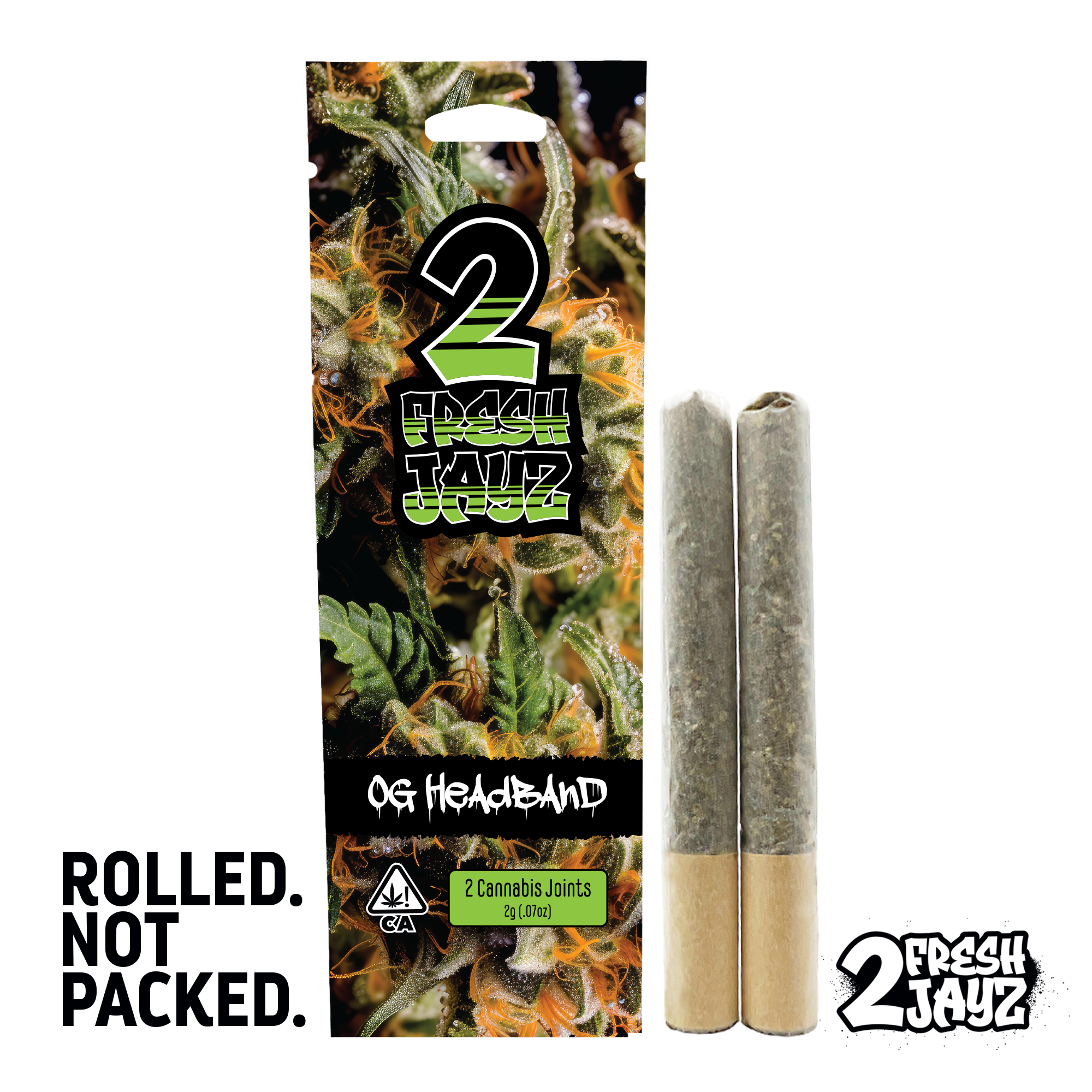 Photograph of product: 2pk - OG Headband - 1g (H) - 2 Fresh Jayz