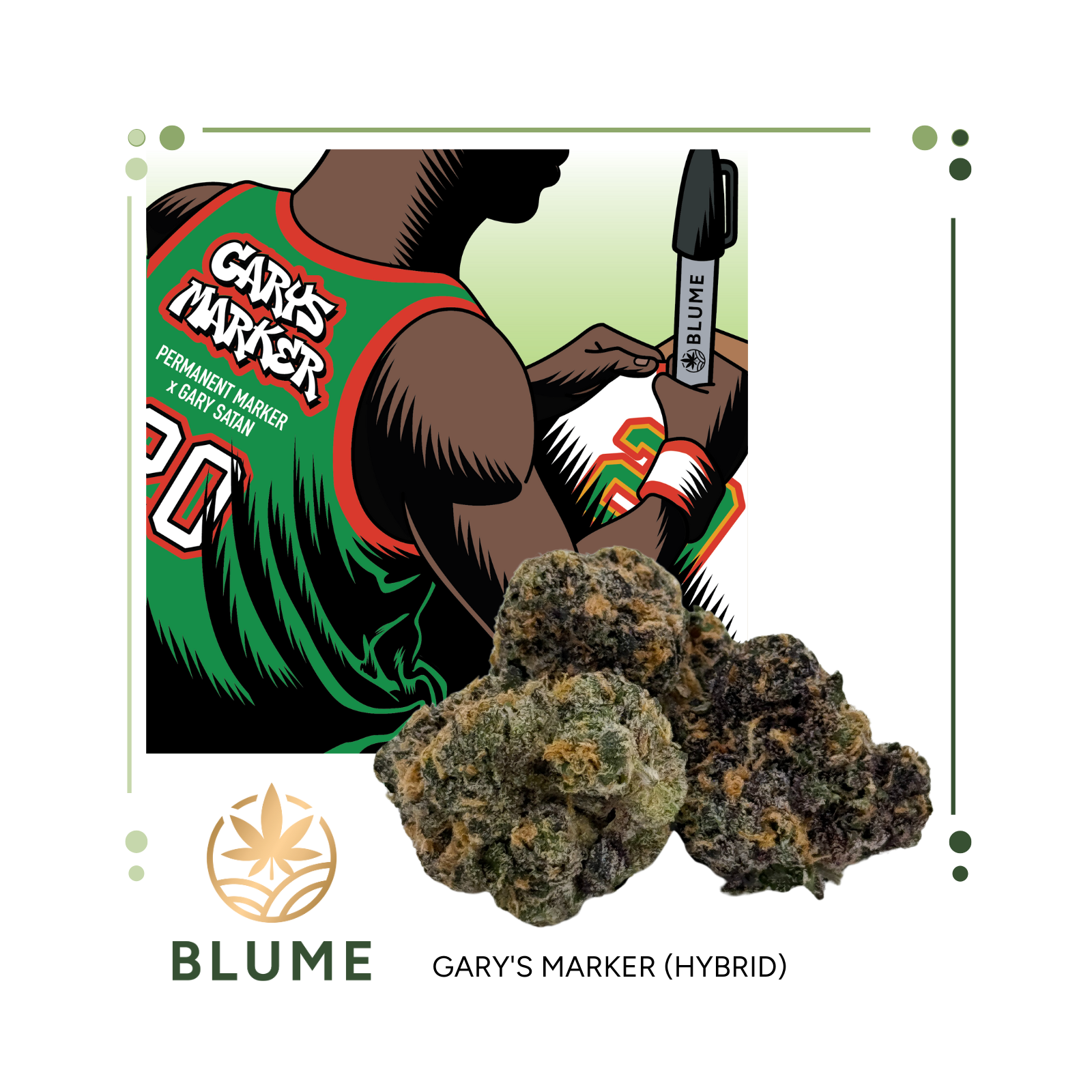 Photograph of product: BLUME GARY'S MARKER BULK - 28g