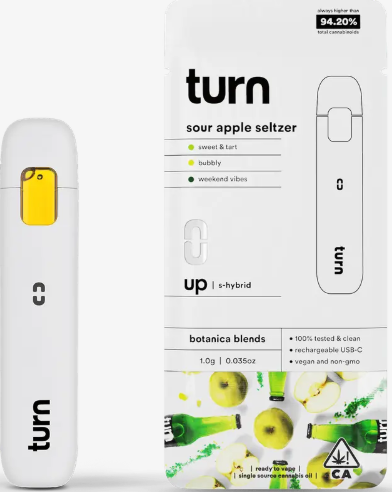 Photograph of product: [Turn] All-In-One - 1g - sour apple seltzer (H)