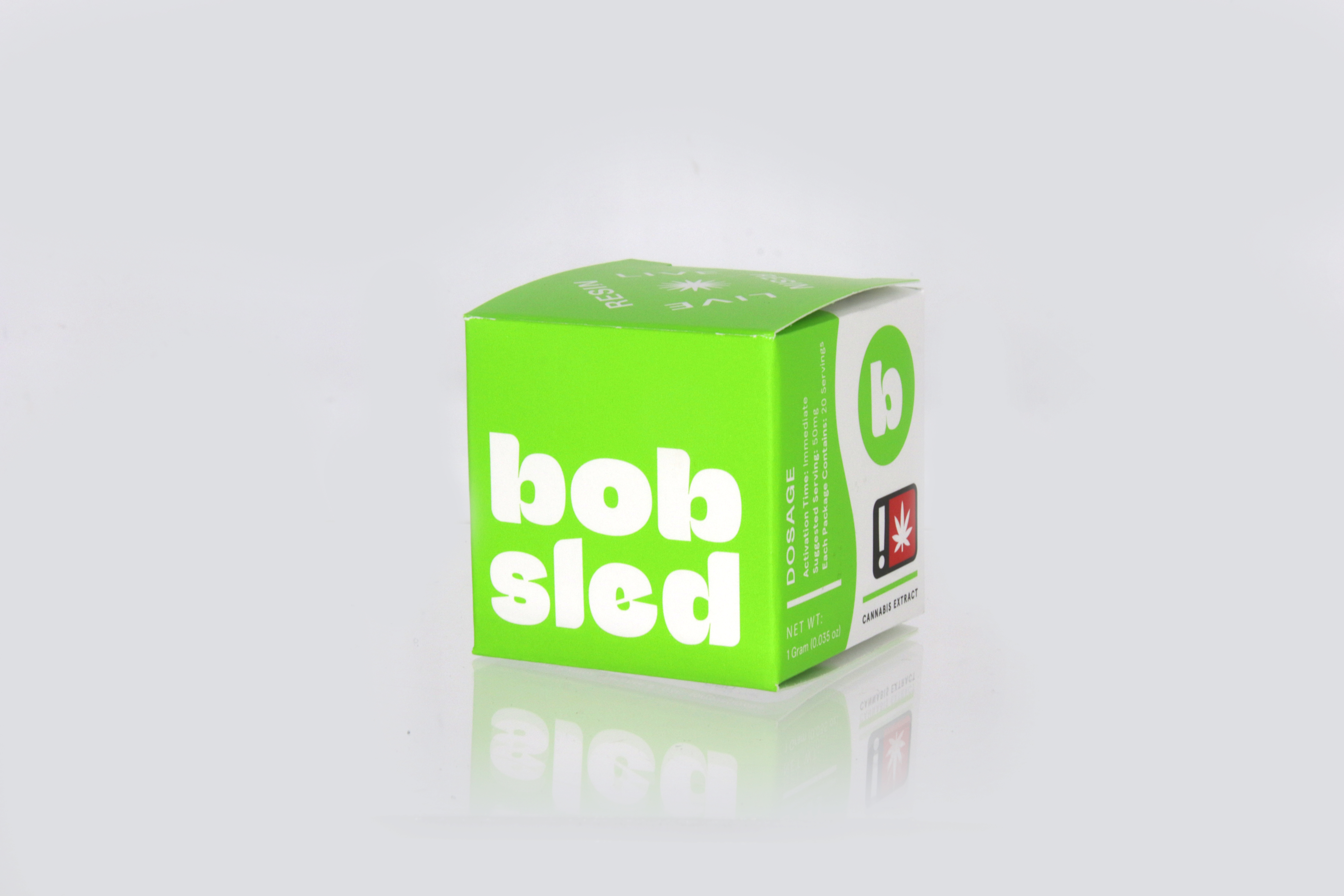 Photograph of product: Bobsled 1g PASSION FRUIT Live Resin Dab Jar