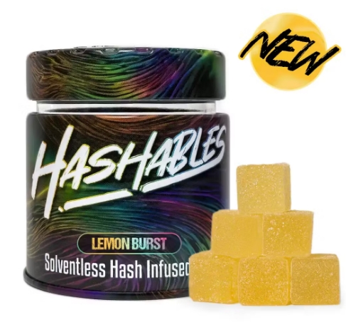 Photograph of product: Gummies - Lemon Burst - au chocolat Rosin - 20Pcs - 100mg