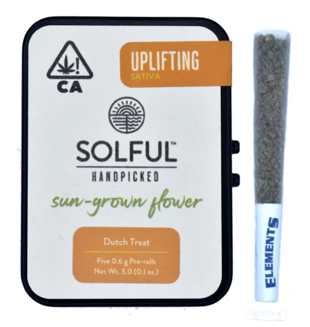 Photograph of product: Solful 5pk preroll - Dutch Treat