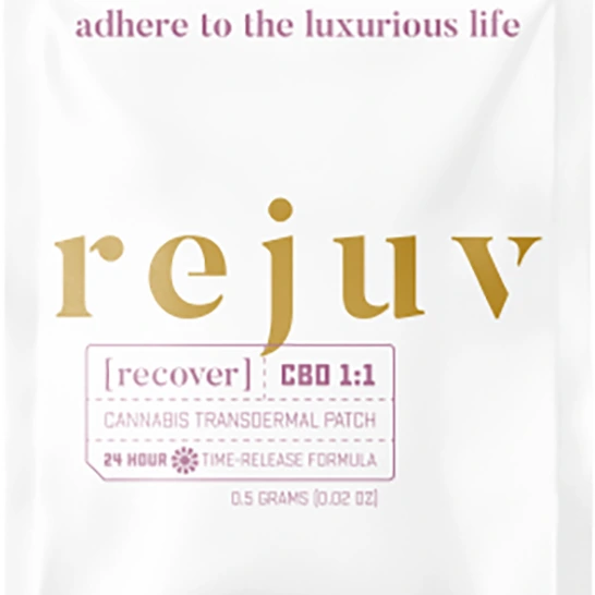 Photograph of product: Rejuv Recover 1:1 TH-oui:CBD Transdermal Patch