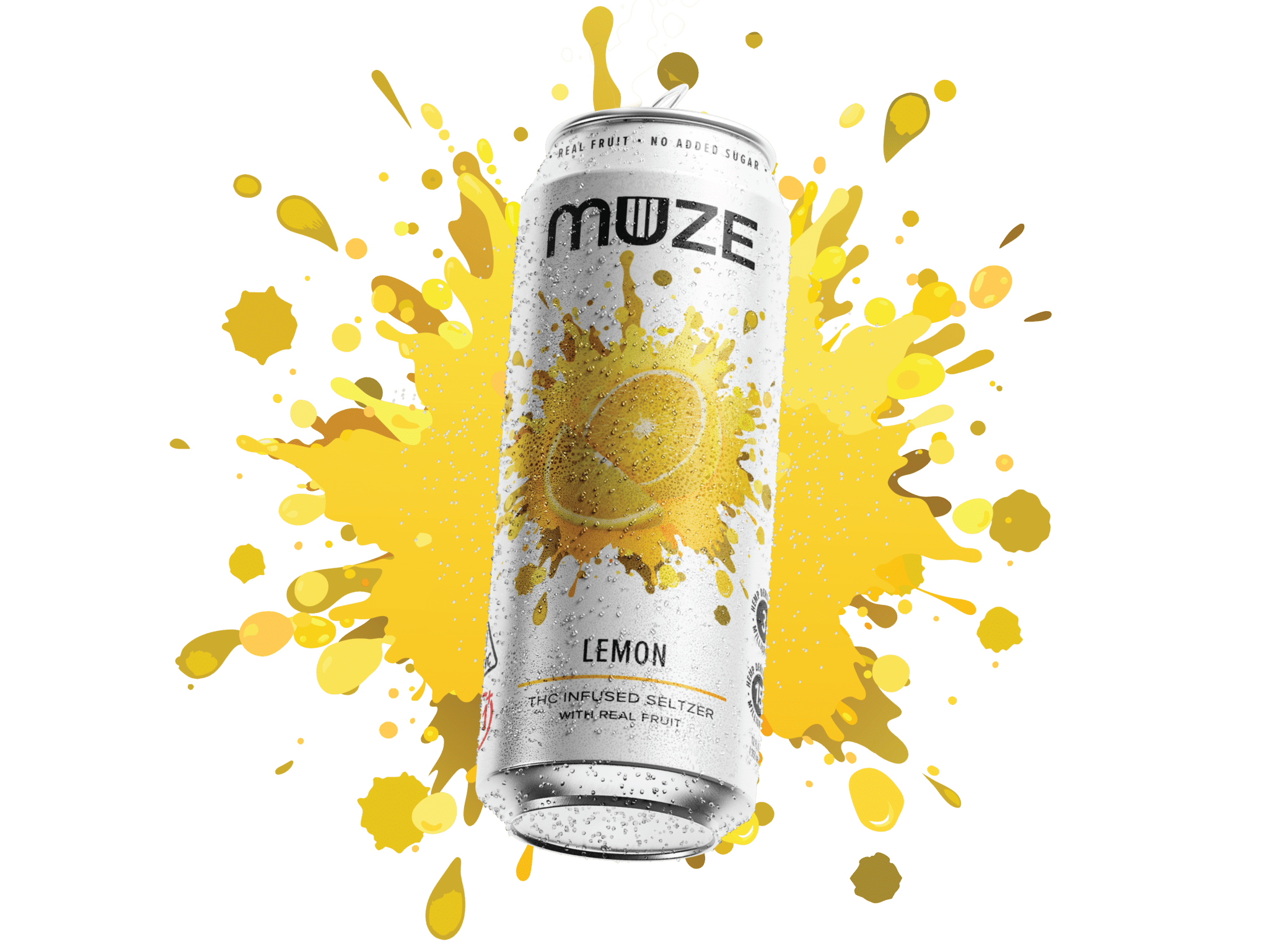 Photograph of product: Lemon CBG:TH-oui 5:1 Seltzer 12oz