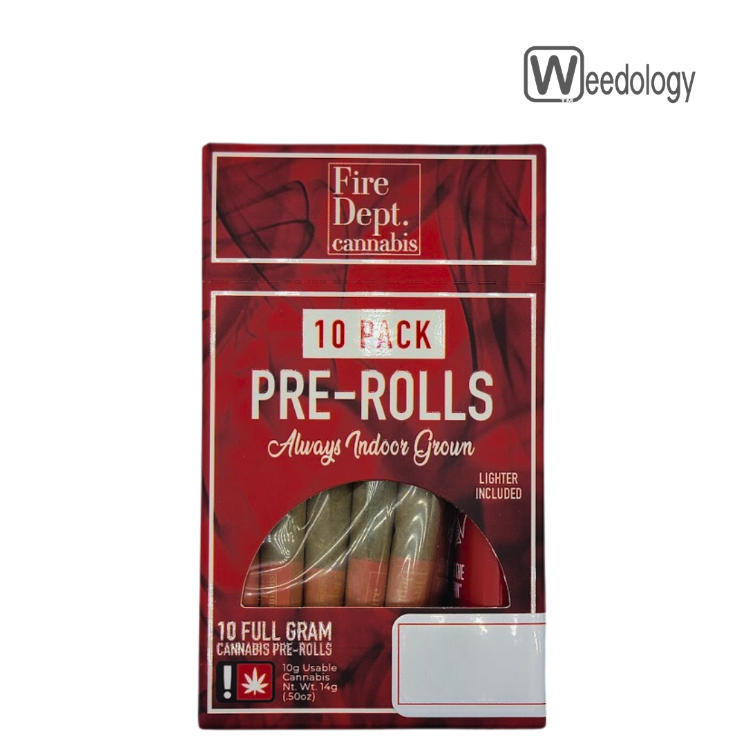 Photograph of product: Fire Dept. 10pk MAC 1 1g Pre-Rolls
