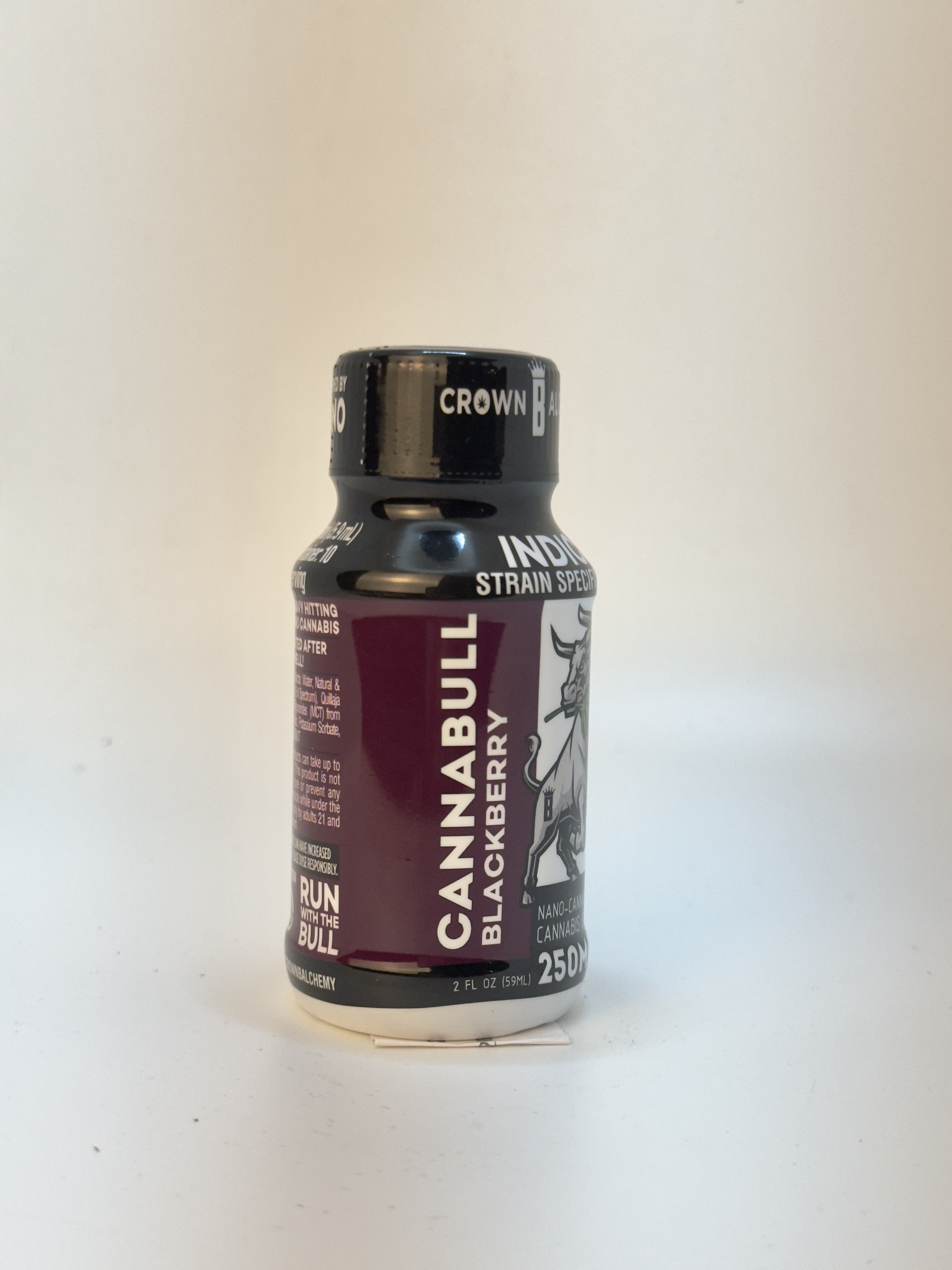 Photograph of product: Cannabull - Blackberry 250mg Syrup