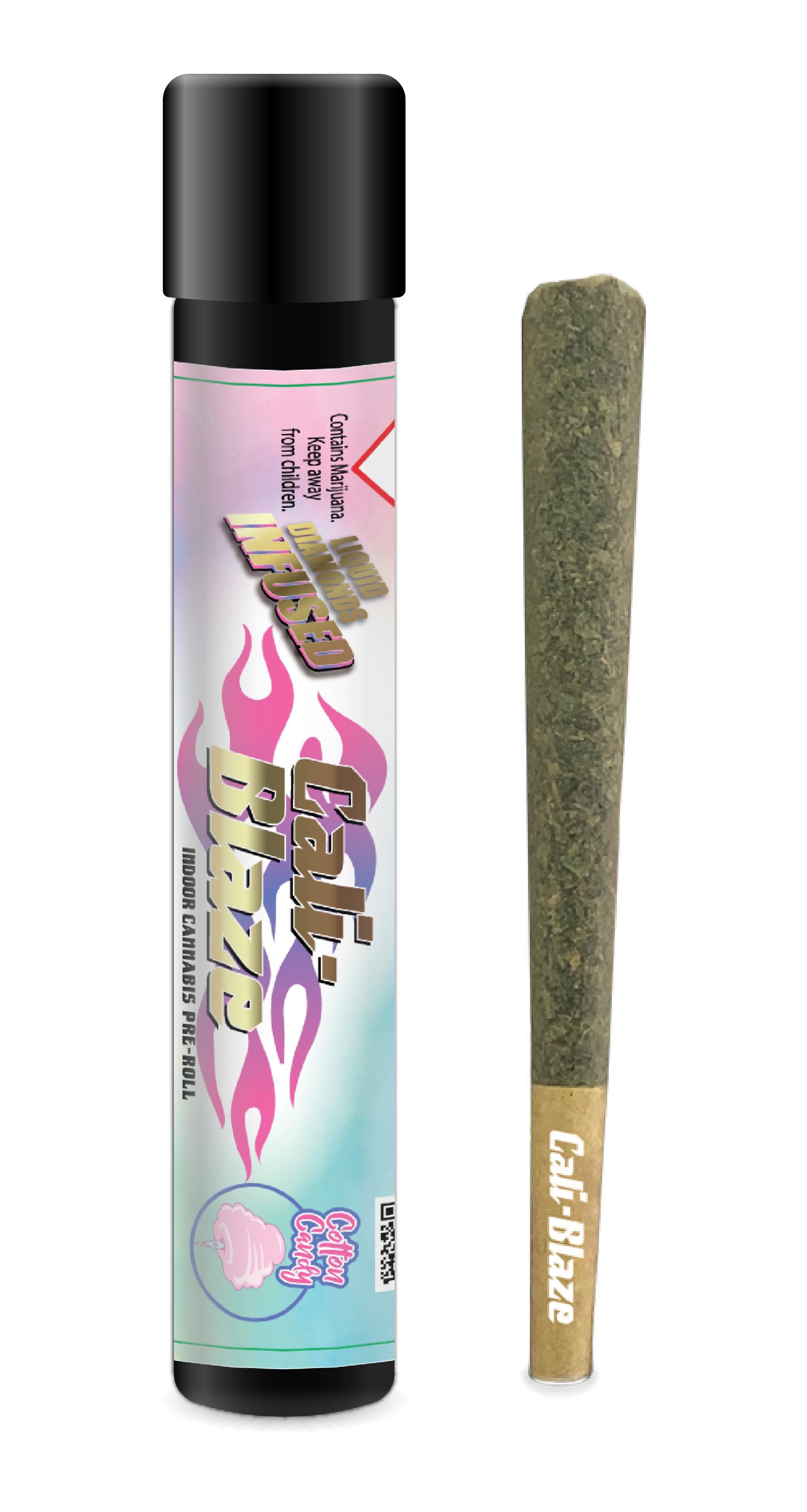 Photograph of product: LW - Cali Blaze - Infused Pre-roll - - - Green Apple (H)