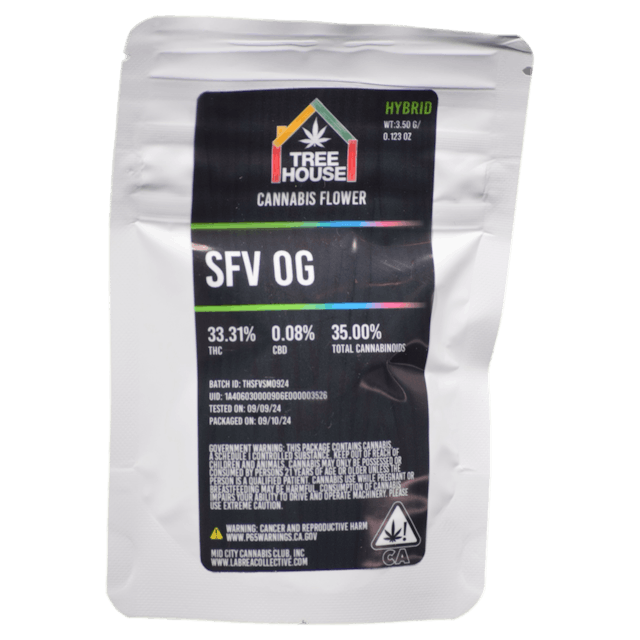 Photograph of product: SFV OG 3.5g - 