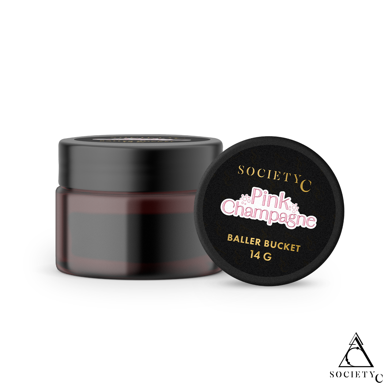 Photograph of product: Society C | Pink Champagne | 14g Live Resin Bucket
