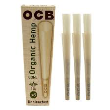 Photograph of product: OCB Cones - Organic Hemp | Unbleached | 1 1/4 | 6pk