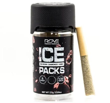 Photograph of product: APPLE FRITTER | 2.5G | 5PK | ICE PACK | TRIPLE INFUSED