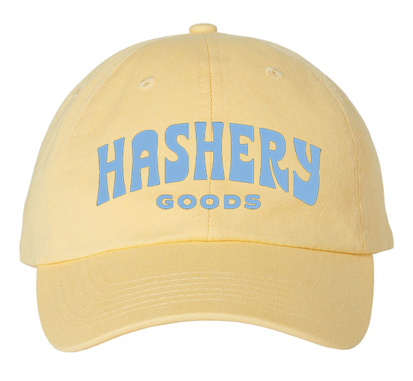 Photograph of product: au chocolatery | Hat | Yellow/Blue | au chocolatery Goods
