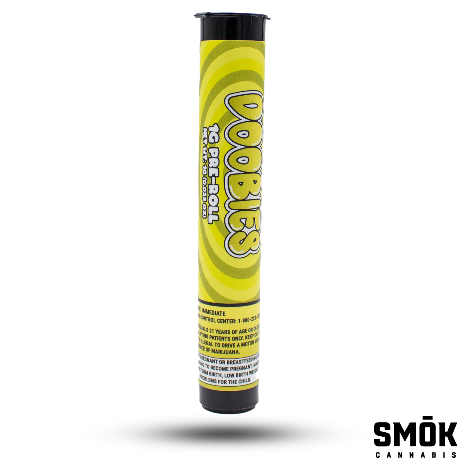 Photograph of product: Doobies Pre-roll Platinum Lemon Cherry Gelato