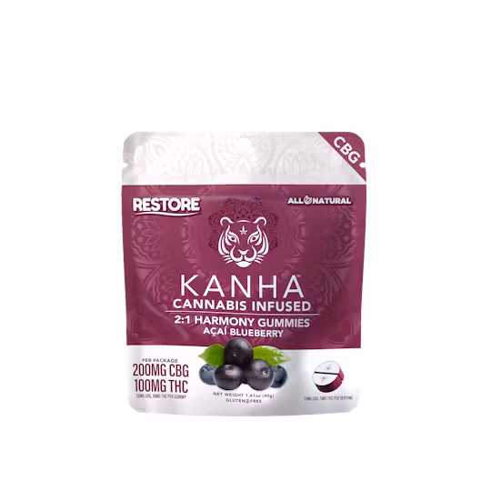 Photograph of product: ACAI BLUEBERRY | NANO | 2:1 | CBG:THC | FAST ACTING