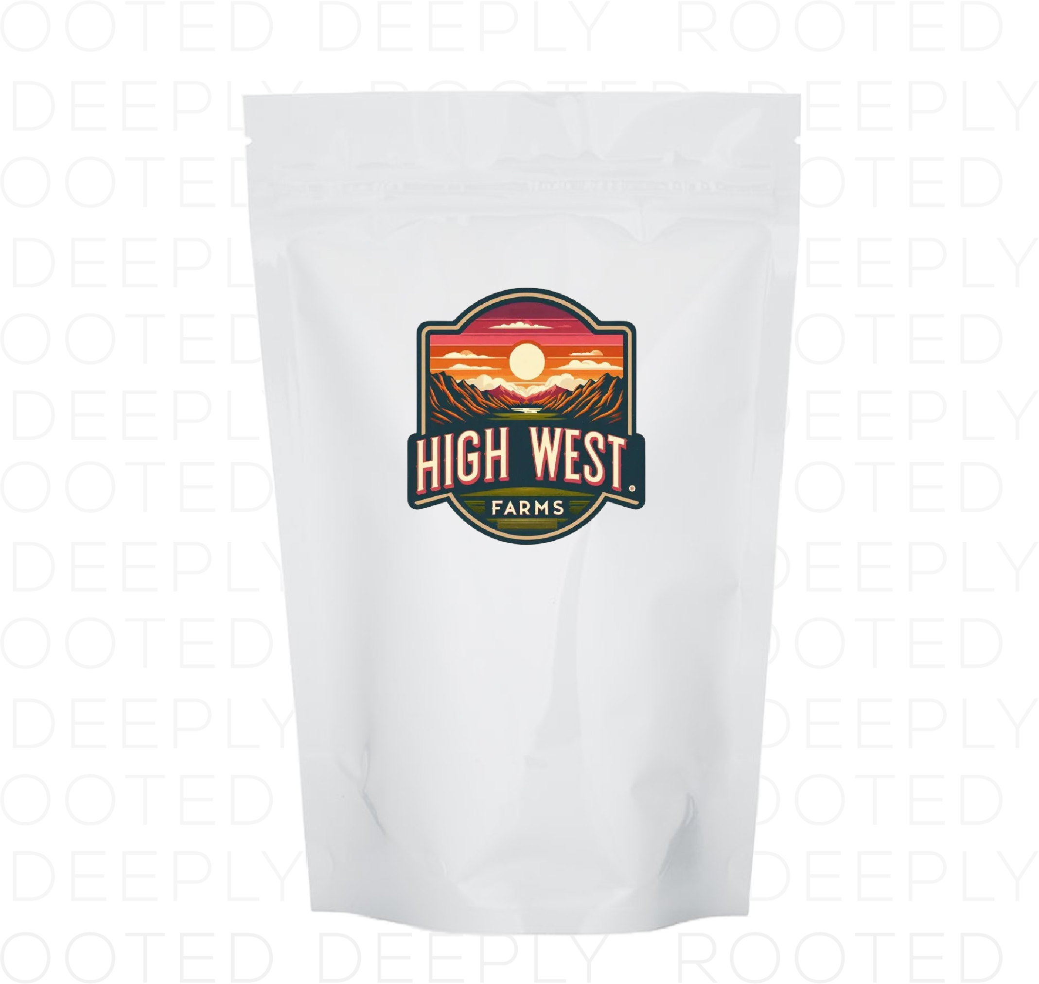 Photograph of product: High West Farms Flower Mylar | Point Break - 14g