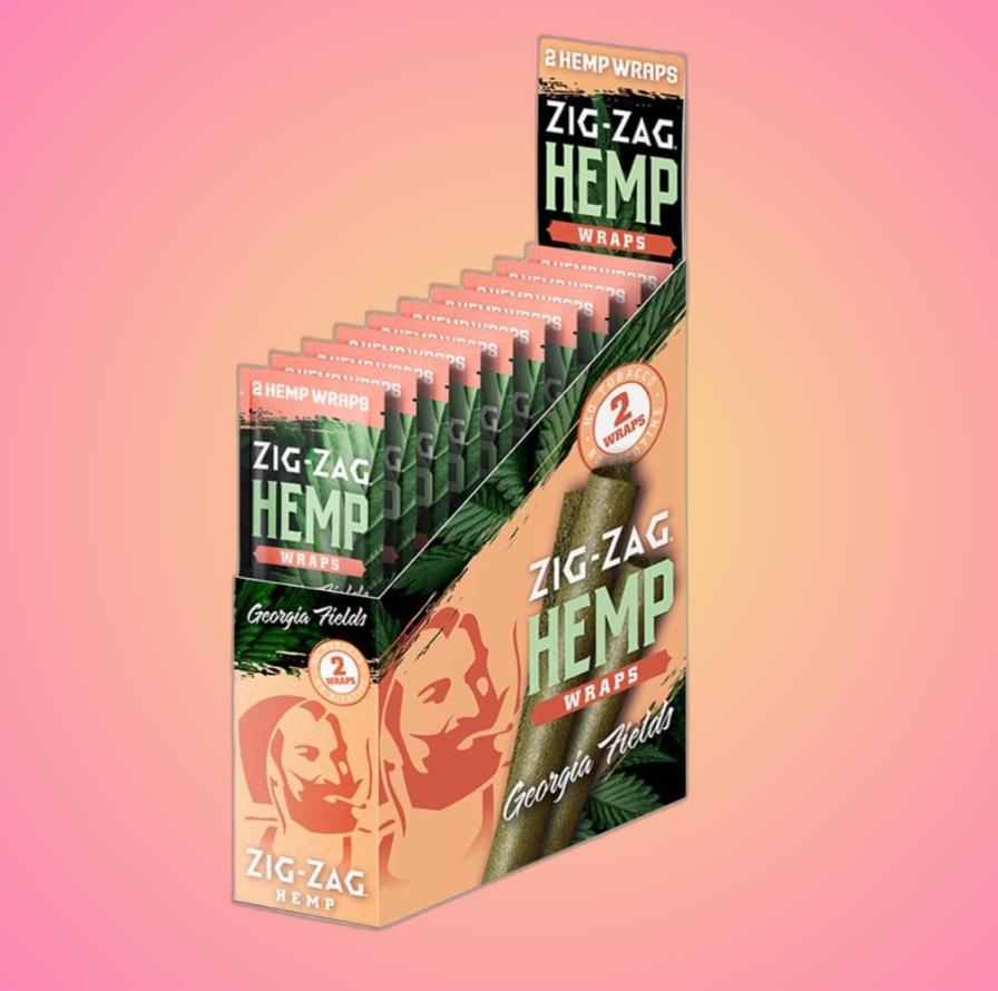 Photograph of product: Zig-Zag | Georgia Fields | Hemp Wraps 2pck