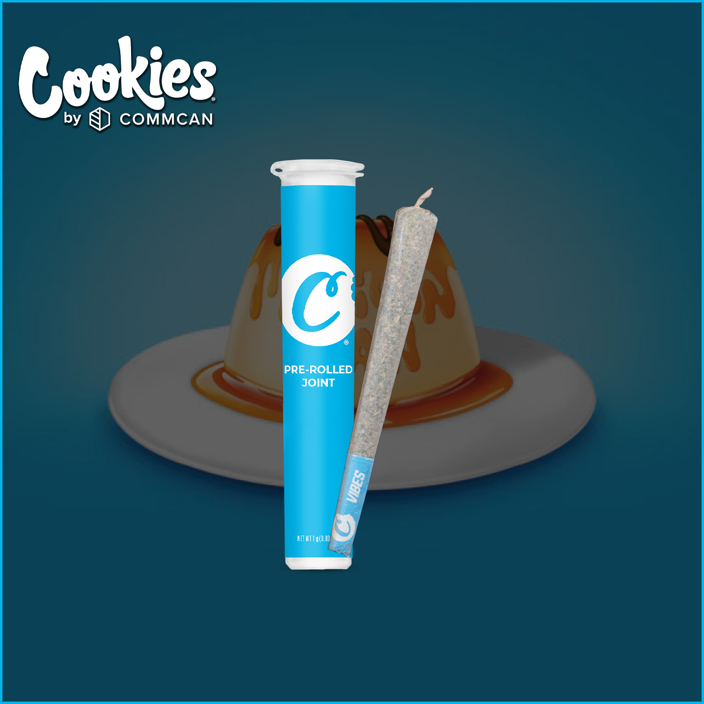 Photograph of product: Mexican Flan - Hybrid - Pre-Roll [1g] (Cookies)