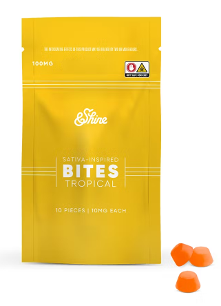 Photograph of product: &SHINE - Tropical Bites (100mg) 10ct [S]