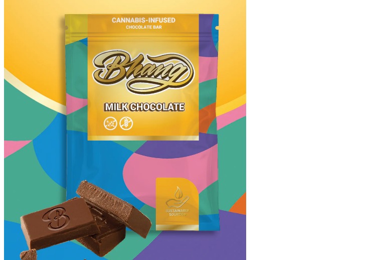 Photograph of product: Milk Chocolate Oui'd | 100MG | Edible | Bhang