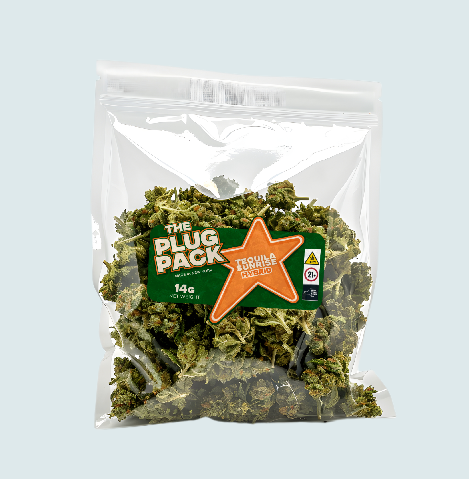 Photograph of product: The Plug Pack | Tequila Sunrise (H) (Outdoor) | 14G Flower