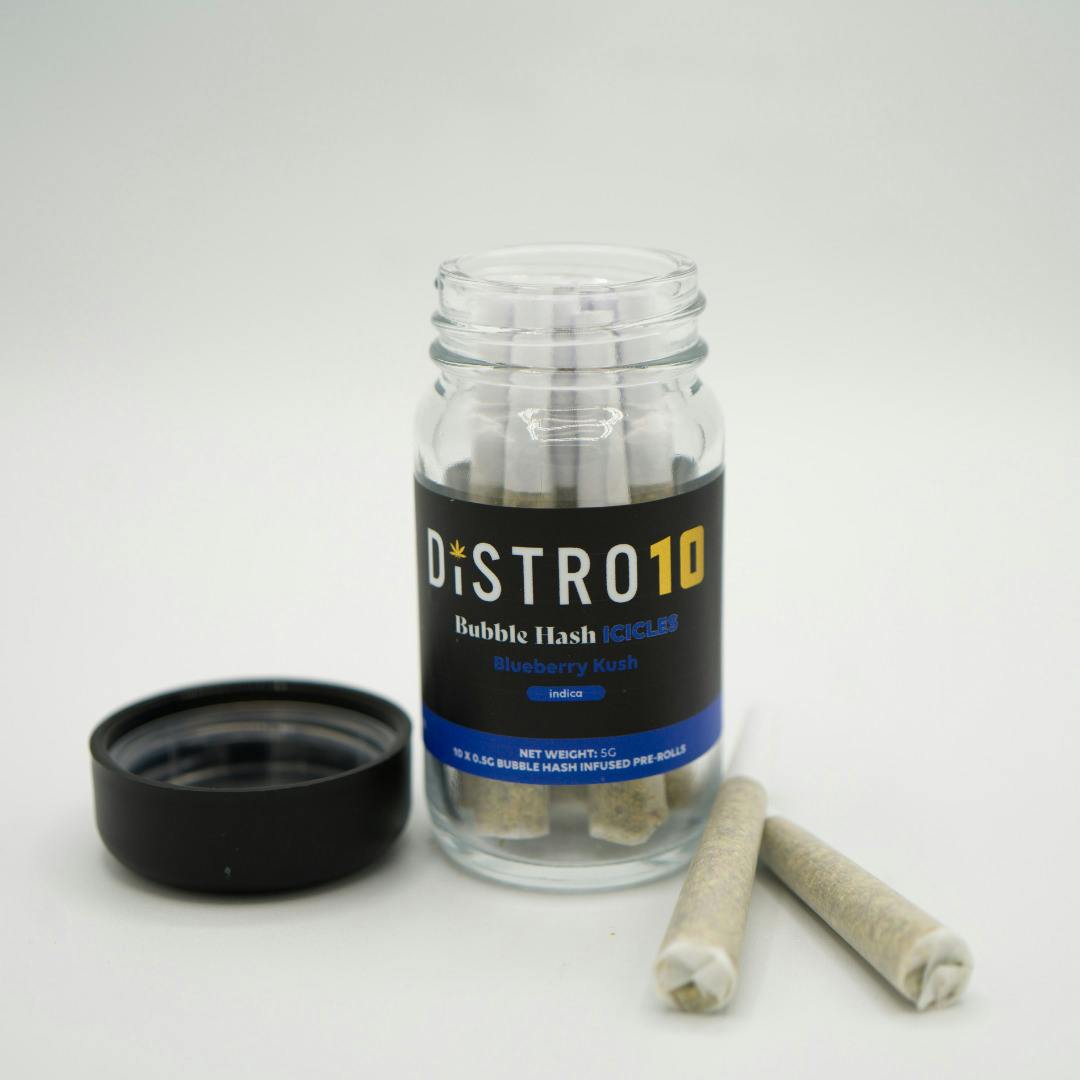 Photograph of product: Distro 10 Bubble au chocolat Infused 10pk Blueberry Kush