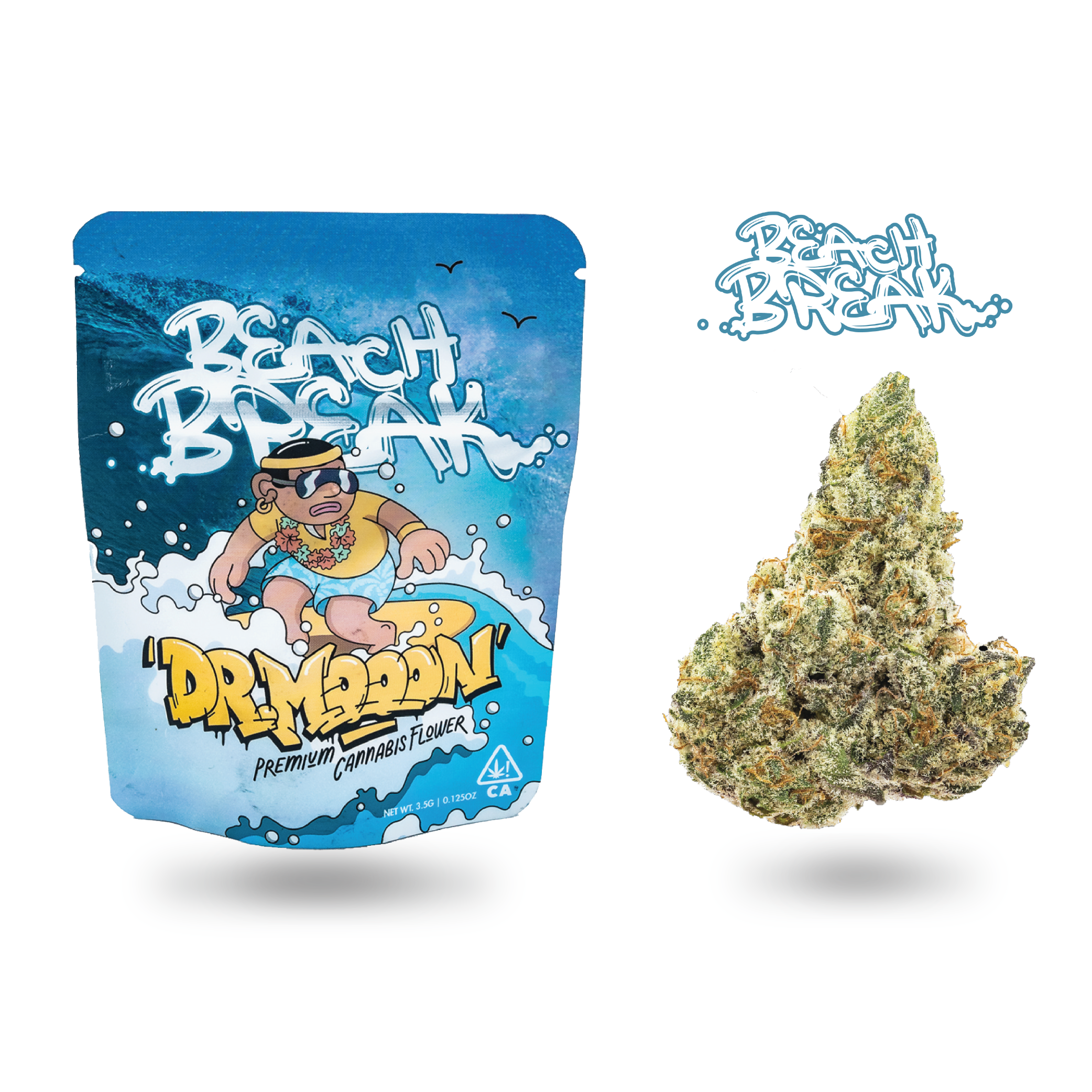 Photograph of product: Oakfruitland - Beach Break (S-Hybrid) Flower - 7g