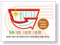Photograph of product: Senior Moments Relief Mints 100mg