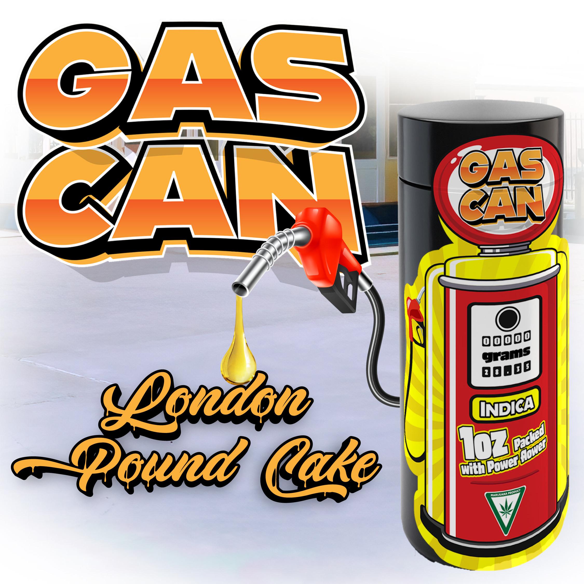 Photograph of product: Gas Can - 28g Jar - London Pound Cake