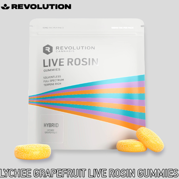 Photograph of product: Lychee Grapefruit (REV) - 100mg - Gummies