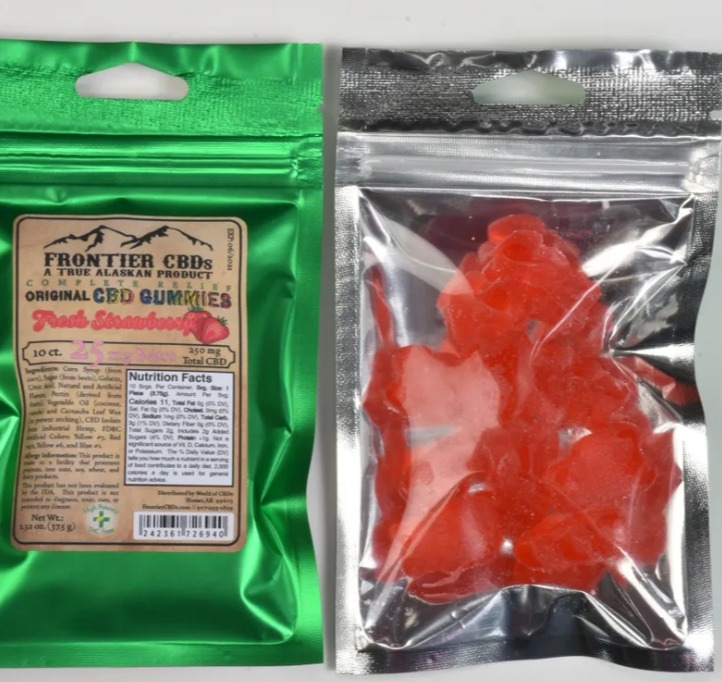 Photograph of product: All Natural CBD Gummy Bears (250mg) 10ct
