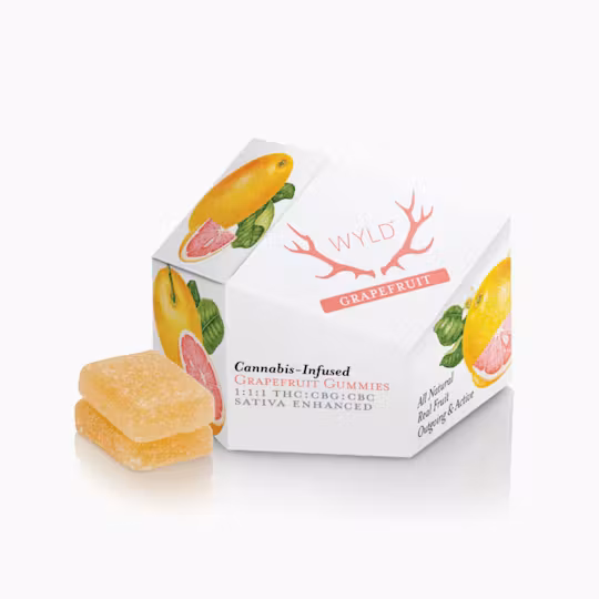 Photograph of product: Wyld | Grapefruit | TH-oui:CBG:CBC 200mg