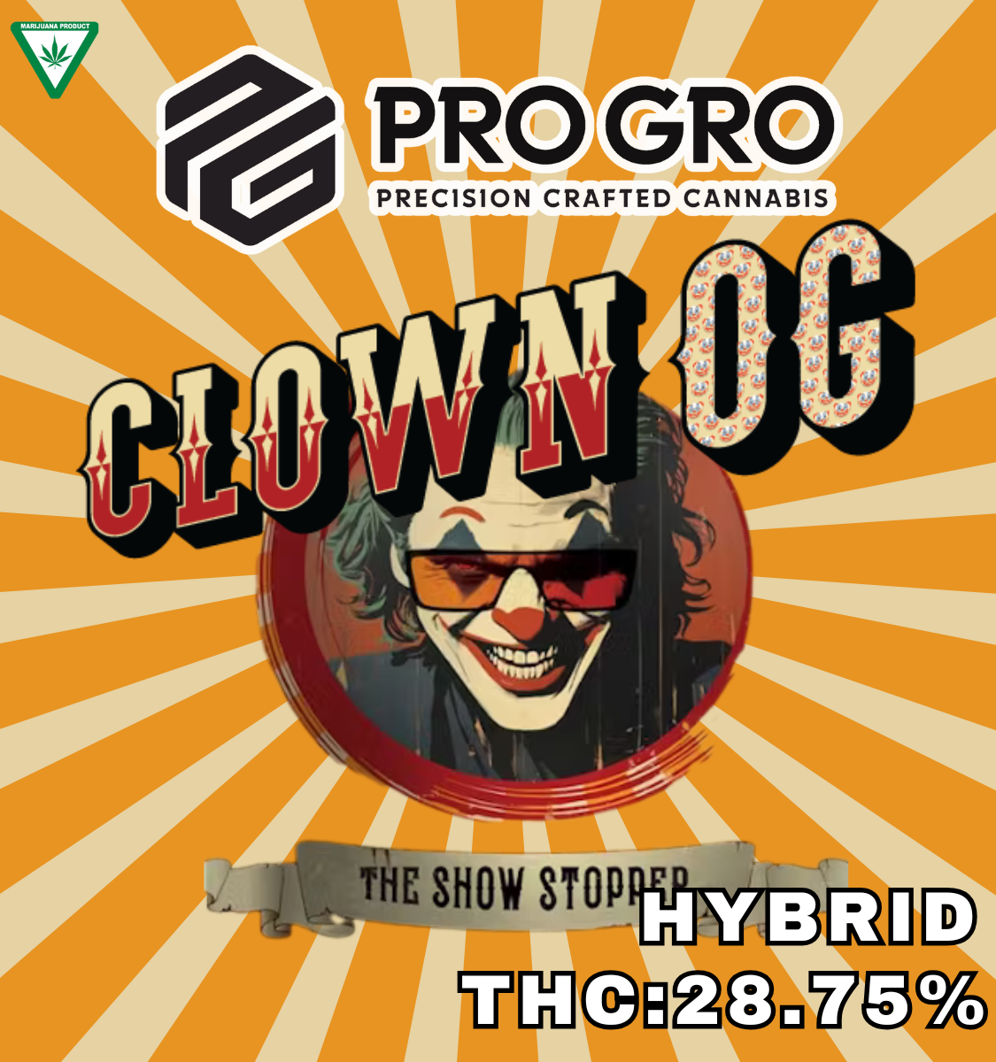 Photograph of product: Zaza Tier Deli - Clown OG - 28g