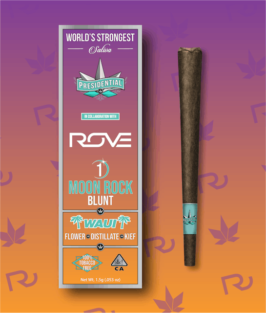 Photograph of product: MoonRock Blunt | Waui (ROVE Collab) - 1.5g - 