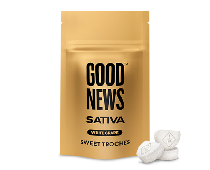 Photograph of product: White Grape | 10mg Troches | 10pk
