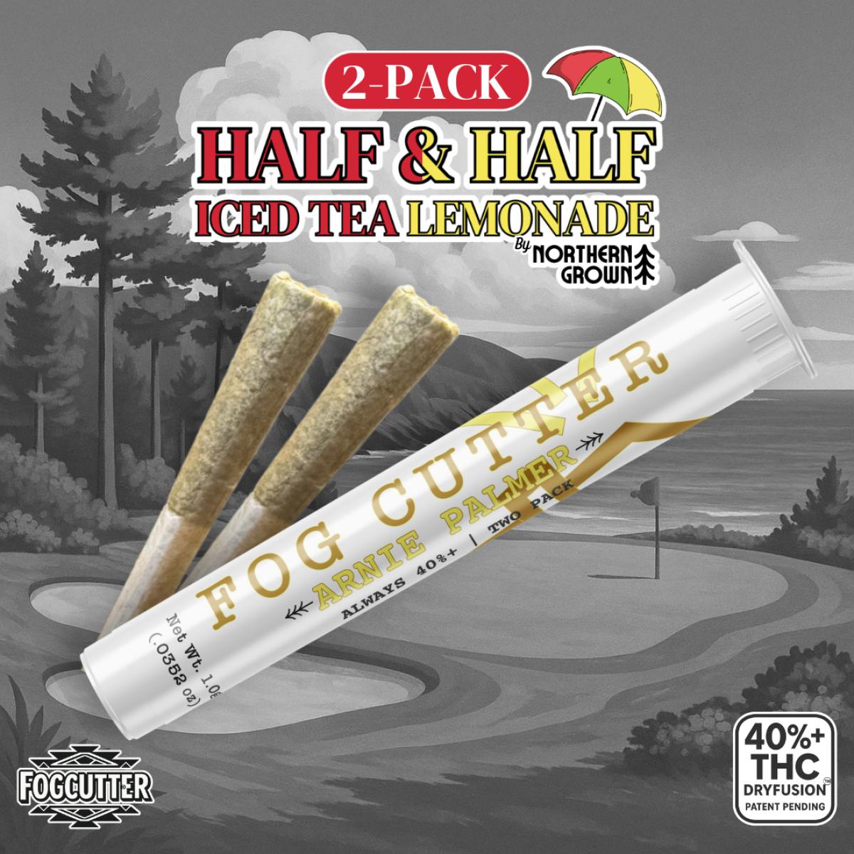 Photograph of product: Arnie Palmer | Infused | Pre Roll | 2pk 0.5g | Fog Cutter