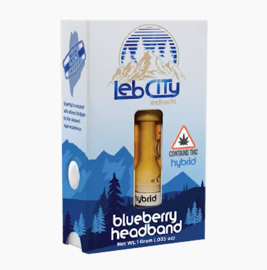 Photograph of product: Blueberry Headband Distillate Cart - 1g