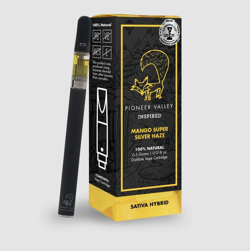 Photograph of product: Pioneer Valley I Mango SSH (S) .5g Vape