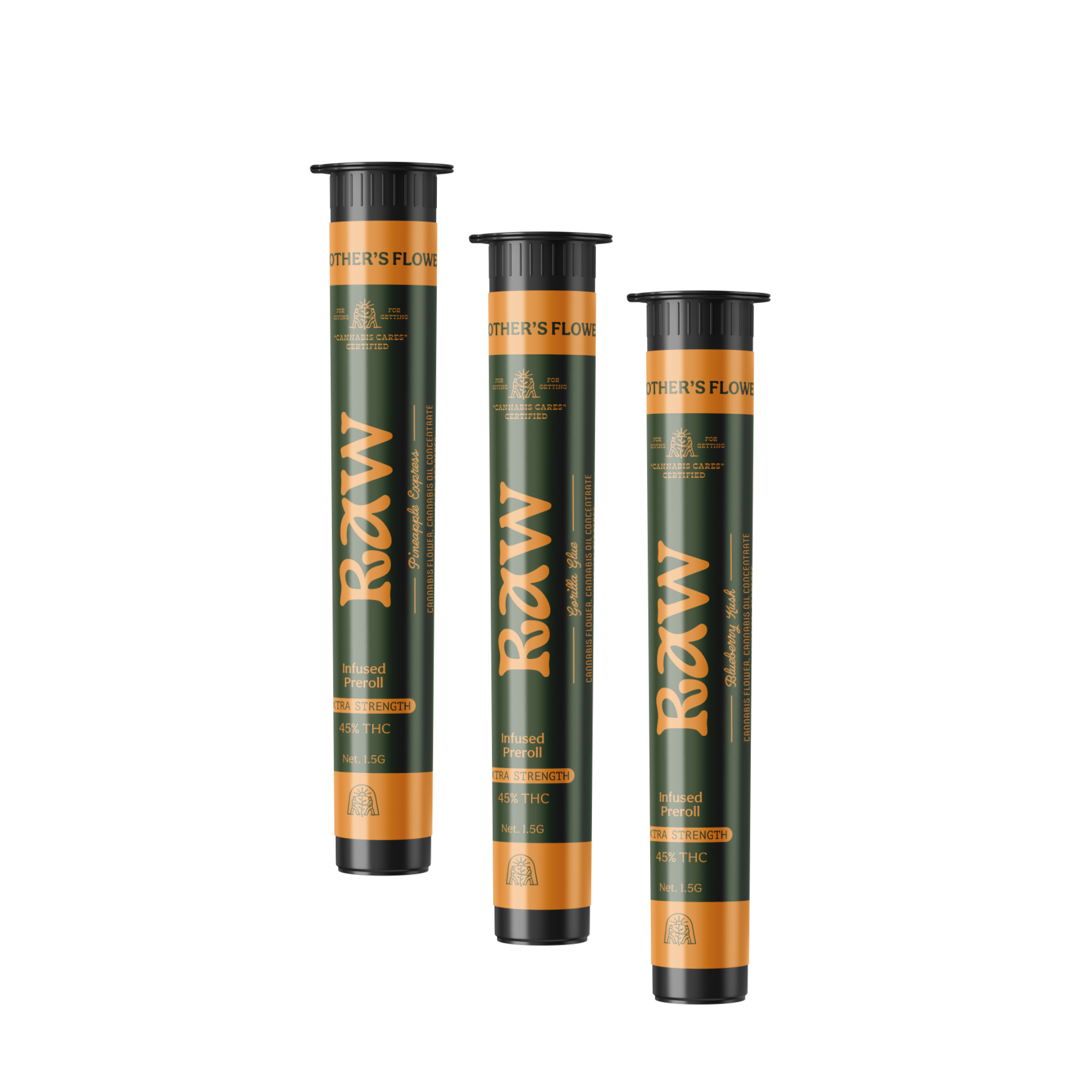 Photograph of product: Tahoe OG (H) - Infused Pre-Roll - My Brother's Flower